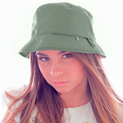 Панама BUCKET POCKET, черный, серый-2