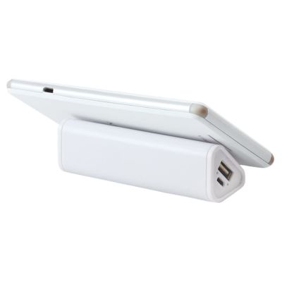 Универсальное зарядное устройство 'Ventur' (2200mAh), белый-3