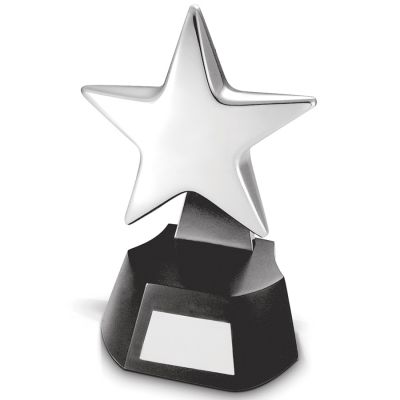 Стела 'Звезда', серебристый, черный-0