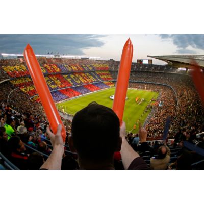 Палки-стучалки 'Оле-Оле', полиэтилен, 60 *10 см, белый-3