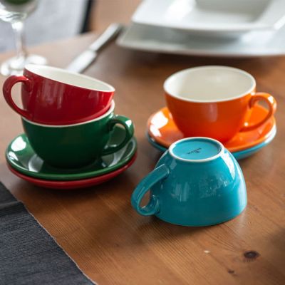 Чайная/кофейная пара CAPPUCCINO, синий-4