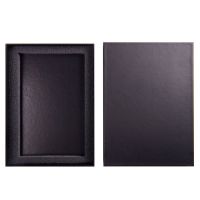 Коробка подарочная для ежедневника с ложементом, размер 130 х 210 мм, черный