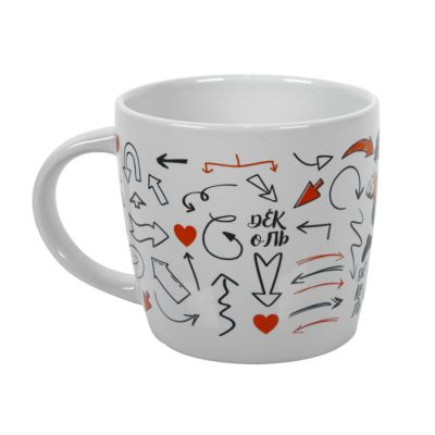 Кружка MILK ,  глянцевое покрытие, белый-3