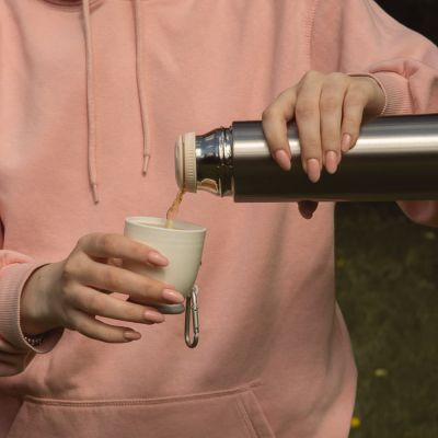 Термос вакуумный ESCAPE, серебристый-4