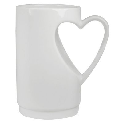 Кружка 'Сердце' в подарочной упаковке, белый-0