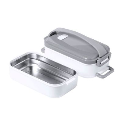 Термо ланч-бокс DIXER, 1700мл, белый, серый-2