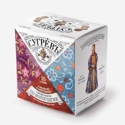 Подарочный набор 'Восемь чаёв'  СУГРЕВЪ в сумке из хлопка, разные цвета-3