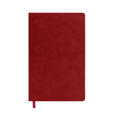 Бизнес-блокнот ALFI, A5, красный, мягкая обложка, в линейку-1