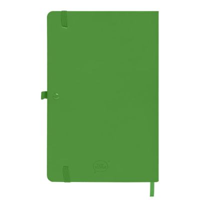 Бизнес-блокнот SILKY, формат А5, в клетку, зеленый-2