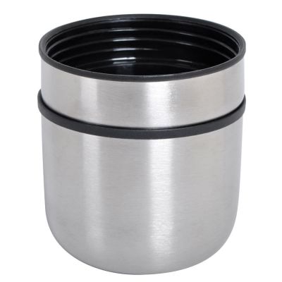 Термос ROMANTIC с двумя кружками, серебристый-1