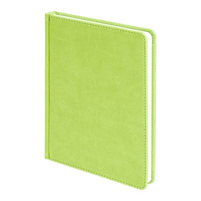 Ежедневник недатированный Bliss,  формат А5, в линейку, зеленое яблоко-0