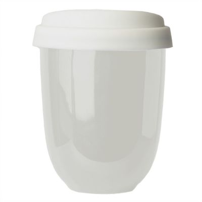 Стакан CAPSULA с крышкой, белый-0