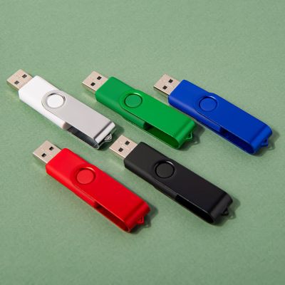 USB flash-карта DOT (32Гб), красный-3
