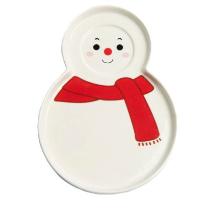 Чайная пара СНЕГОВИК с крышкой, белый, черный-4