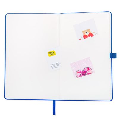 Бизнес-блокнот А5 FLIPPY, формат А5, в линейку, синий-11