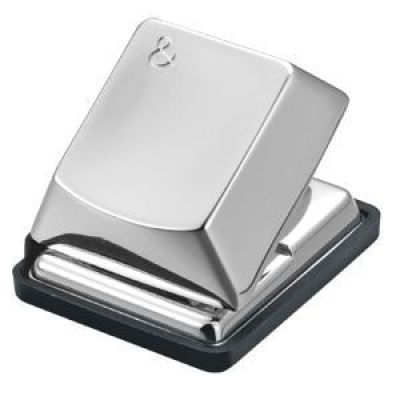Дырокол 'Компьютерная кнопка', серебристый-0