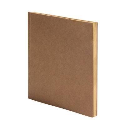 Скетчбук-блокнот BLOCK, 145 х 145  мм, крафт, картон, нелинованный, бежевый-0