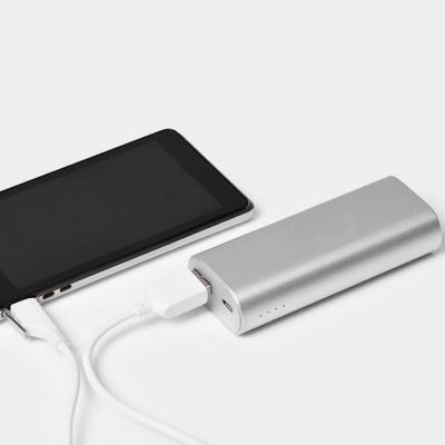 Универсальное зарядное устройство 'Wister' (5200mAh), серебристый-2