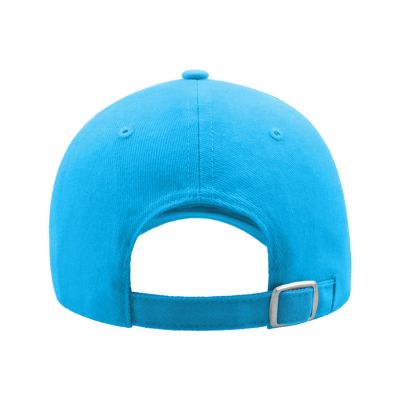 Бейсболка LIBERTY SANDWICH, 6 клиньев, сэндвич, металлическая застежка, бирюзовый-3