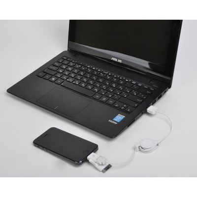 Набор зарядных устройств 'Comfort' с универсальным кабелем для зарядки, белый, черный-1