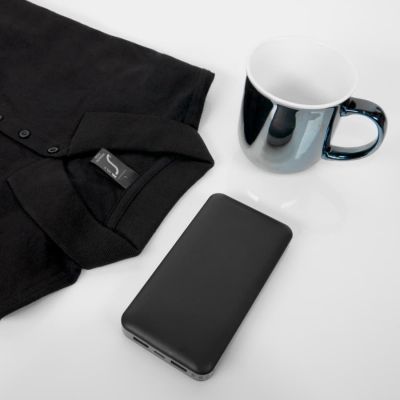 Кружка PERLA, черный, белый-4