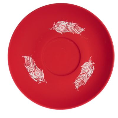 Чайная пара TENDER с прорезиненным покрытием, красный-10