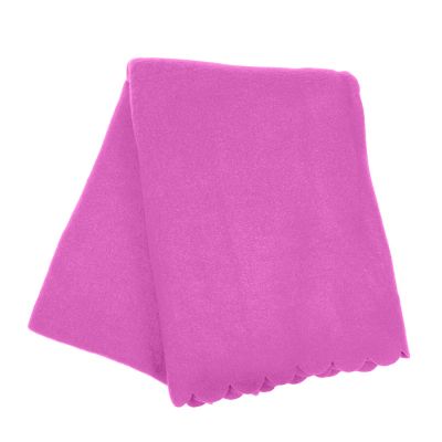 Плед PLAIN, 100х140 см,  флис 150 гр/м2; 100% полиэстер, розовый-2
