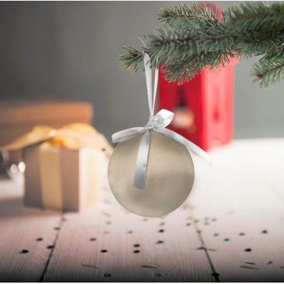 Елочное украшение ПРАЗДНИК, белый-3