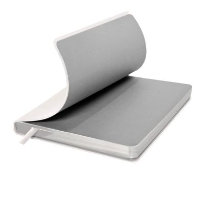 Ежедневник недатированный Pulpy, А5,  белый, кремовый блок в линейку, белый срез-5