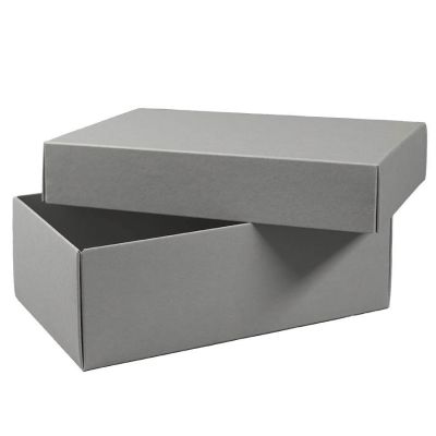 Коробка картонная, 'COLOR' 11,5*6*17 см; серый-1