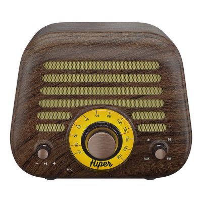 Колонка беспроводная RETRO L, цвет коричневый-1