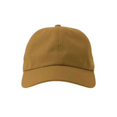 Бейсболка DAD HAT-S, 6 клиньев, металлическая застежка, горчичный-7