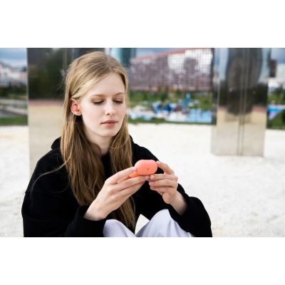 Беспроводные наушники ACCESSTYLE FOX TWS, розовый-6