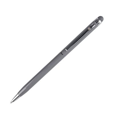 TOUCHWRITER, ручка шариковая со стилусом для сенсорных экранов, серый/хром, металл-0