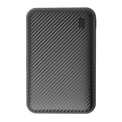 Универсальный аккумулятор Rib 5 (5000 мАч), черный, 9,8х6.3х1,4 см-1