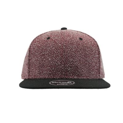 Бейсболка KIK, 6 клиньев, пластиковая застежка, красный-3