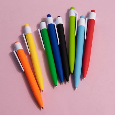 Ручка шариковая N16 soft touch, черный-4