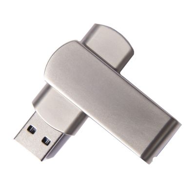 USB flash-карта SWING METAL (16Гб), серебристая, 5,3х1,7х0,9 см, металл, серебристый-0