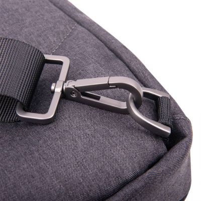 Сумка на плечо CORE, серый, 100% полиэстер, серый, голубой-8