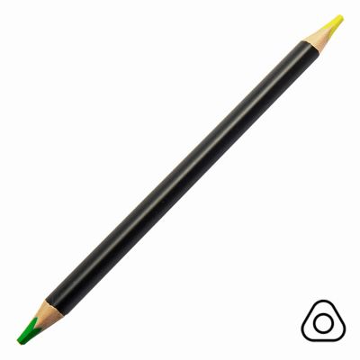 Карандаш-текстовыделитель двухцветный EXPERT, черный-0