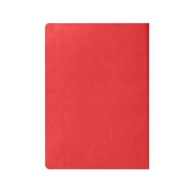 Ежедневник недатированный Tony, А5, красный, кремовый блок в клетку-6