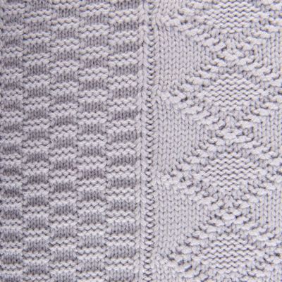 Плед LYKKE MINI, серый, шерсть 30%, акрил 70%, 120*170 см-4