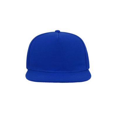 Бейсболка SNAP FIVE, 5 клиньев, пластиковая застежка, ярко-синий-4