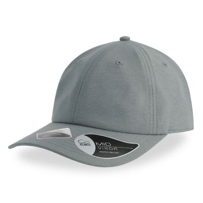 Бейсболка ENERGY, 6 клиньев, застежка на липучке, светло-серый-0