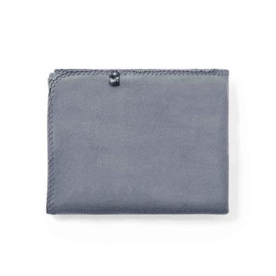 Плед KAYLA, 120x150 см, полиэстер RPET, серый-2