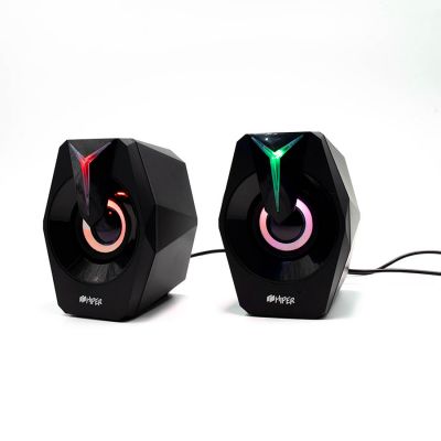Колонки игровые HIPER FENIX, черный-0
