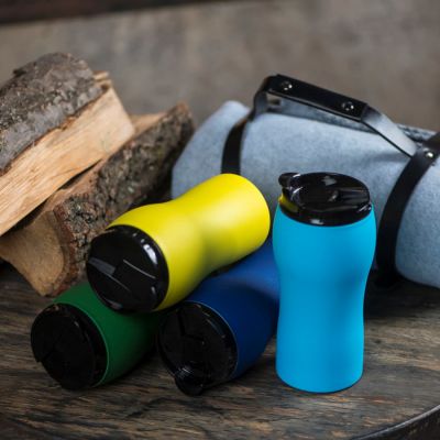 Термокружка вакуумная 'Velvet', желтый-4