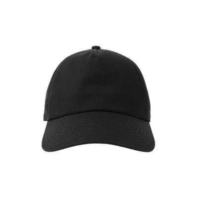 Бейсболка DAD HAT-S, 5 клиньев, металлическая застежка, черный-2
