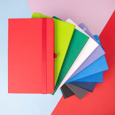 Ежедневник недатированный HAMILTON, A5, темно-серый, кремовый блок-2