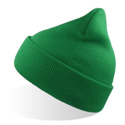 Шапка вязаная  двойная Wind-S, зелёный-0